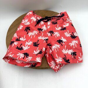 Janie and Jack baby boy size 6-12 months Palm Tree swim trunks NWT
